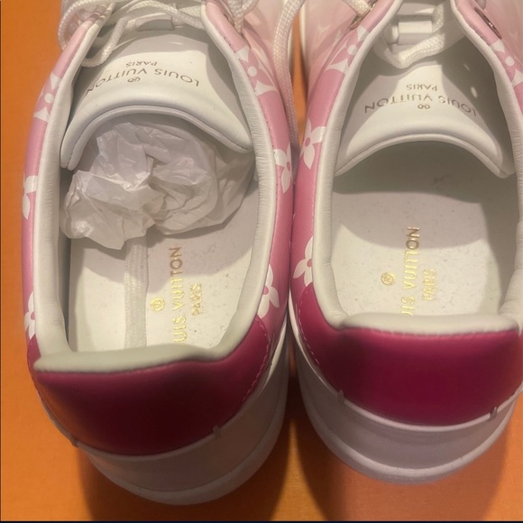 Louis Vuitton Frontrow LV Sneaker Pink Red White worn once - Picture 2 of 3